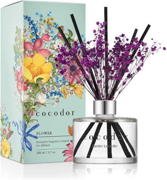 Cocodor Flower Diffuser 200ml Garden Lavender Scent