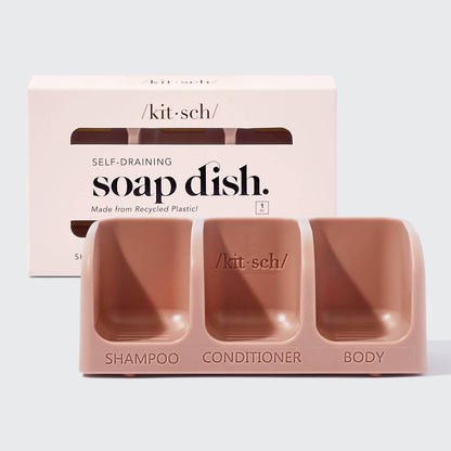 Rose Self Draining Soap Dish