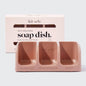 Rose Self Draining Soap Dish