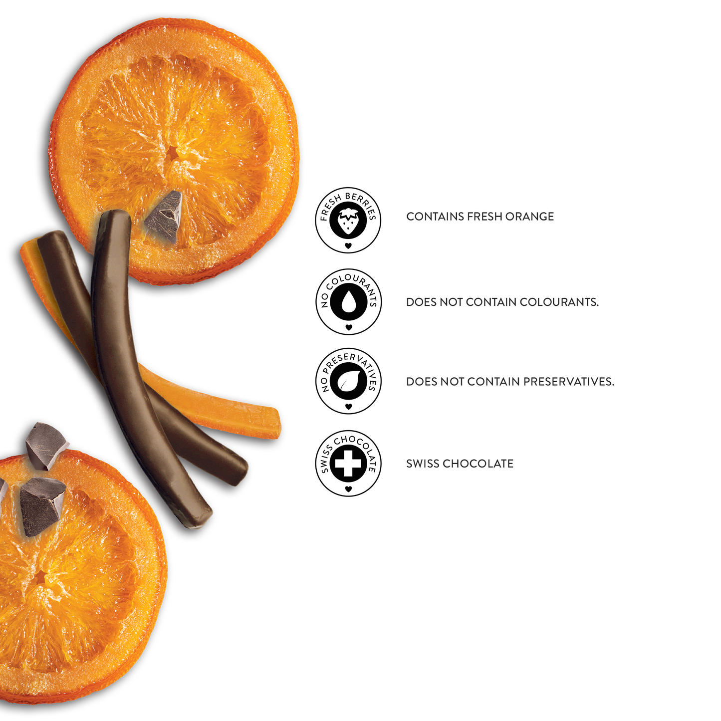 Orange Stick Dark Chocolate, 80G