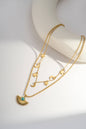 Celestial Duo Necklace in stainless steel