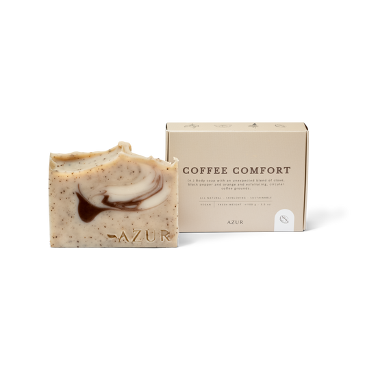 COFFEE COMFORT | body scrub bar | natural soap