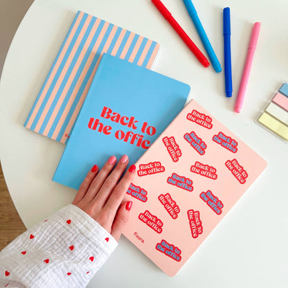 A5 Notebook "Back To The Office" (pack of 3)