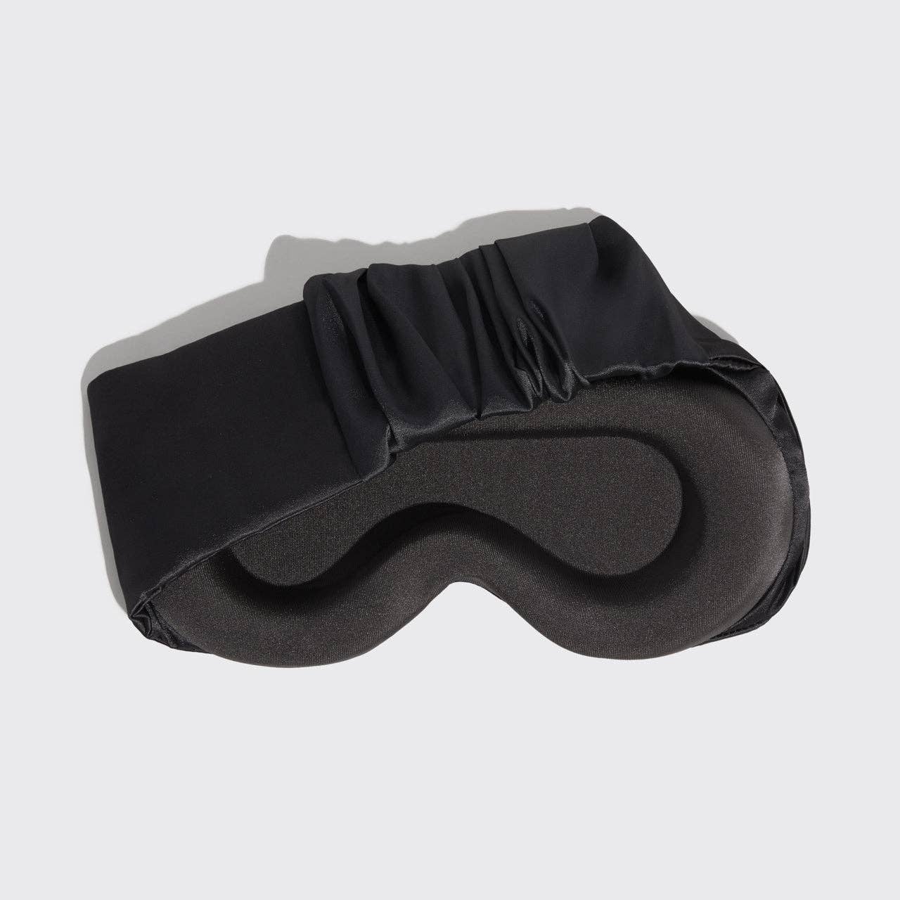 Charcoal Contour Pillow Eye Mask Black