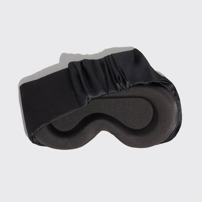 Charcoal Contour Pillow Eye Mask Black