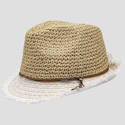Summer Hat Dakar Off White & Grey S-M