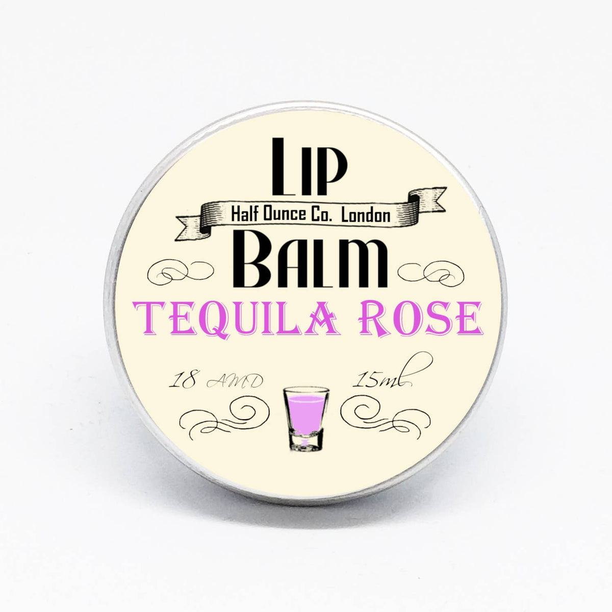 Tequila Rose Lip Balm by Half Ounce Cosmetics