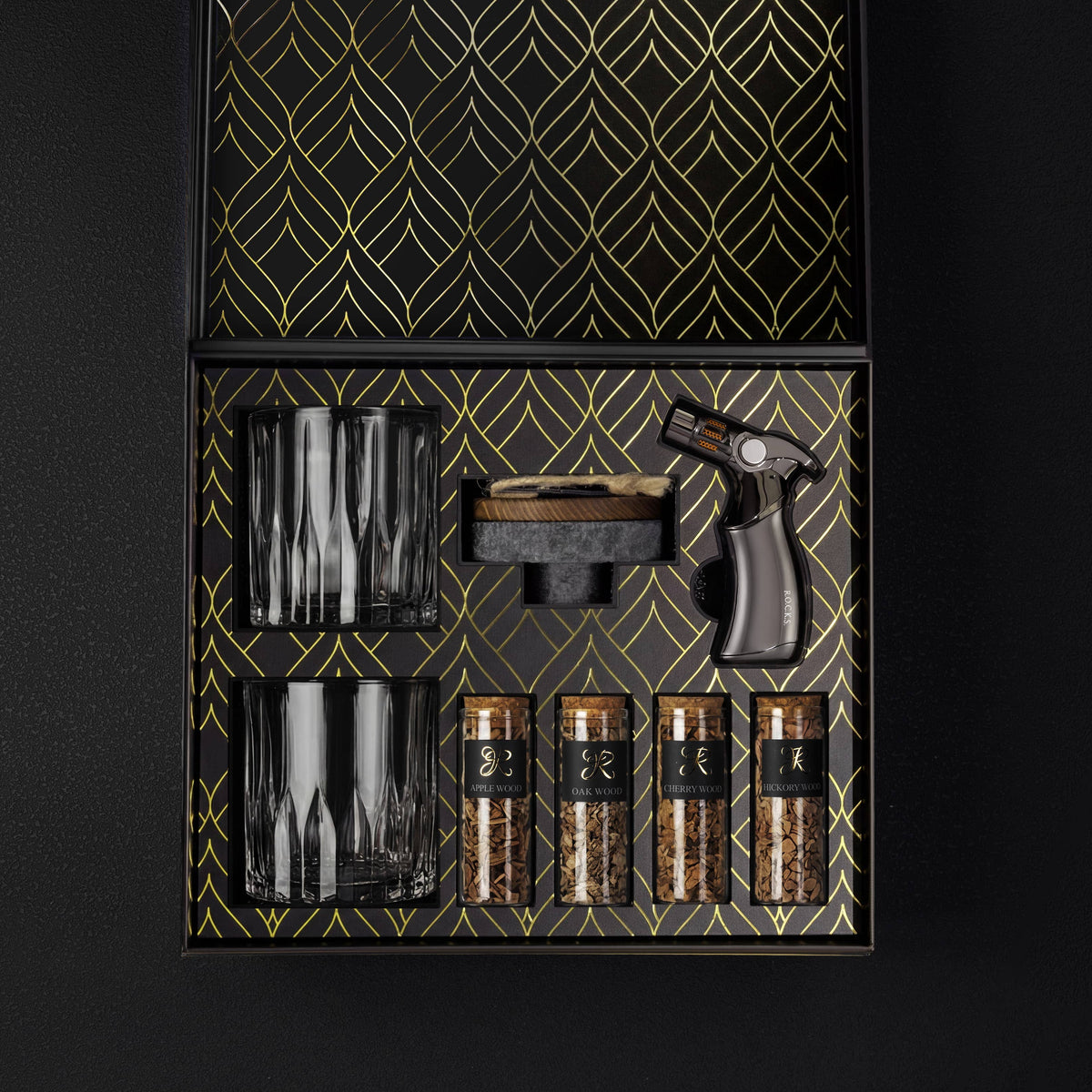 The Whiskey & Cocktail Smoker Kit Gift Set
