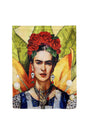 Frida-Inspired Mexican & Woodland Reversible Art Silk Scarf.