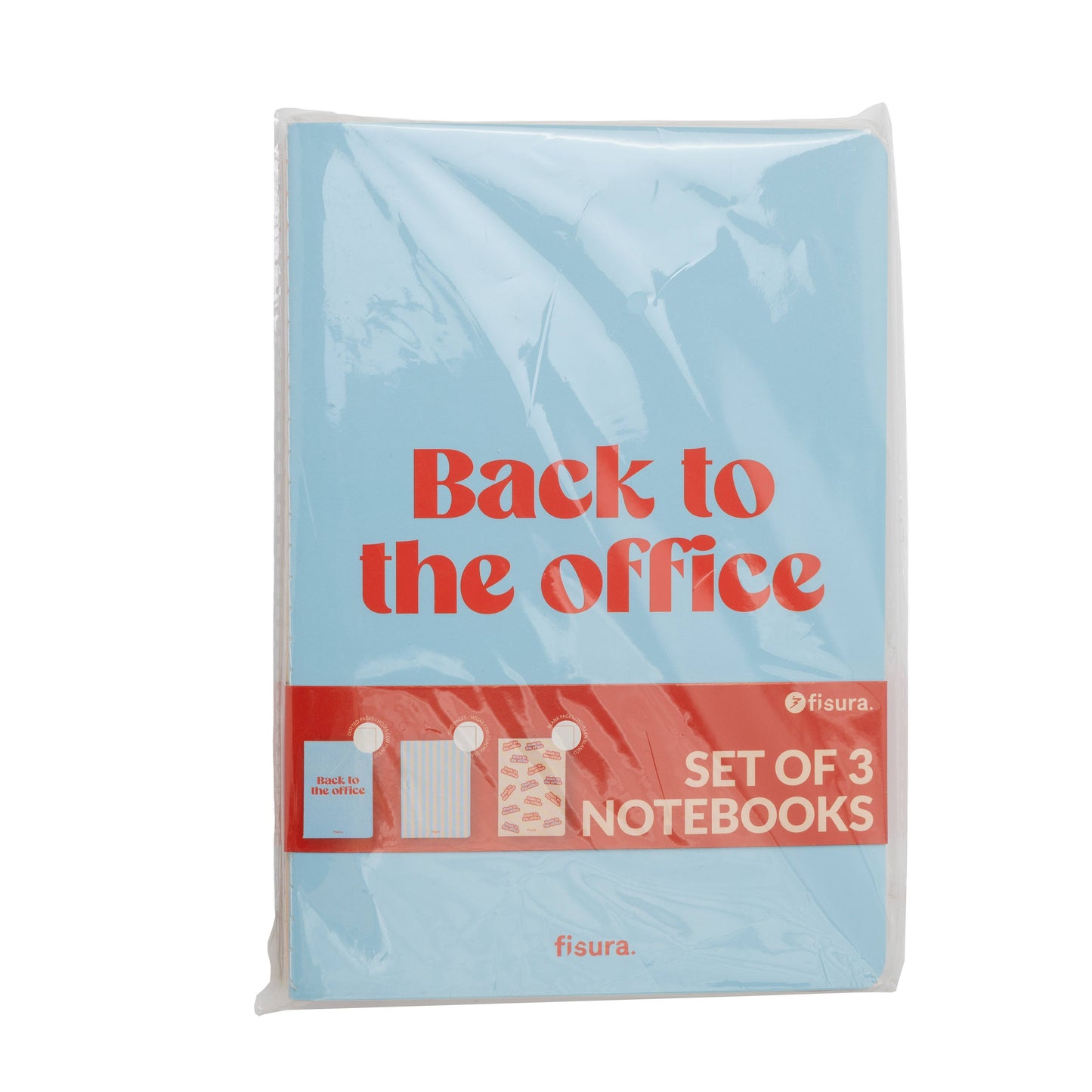 A5 Notebook "Back To The Office" (pack of 3)