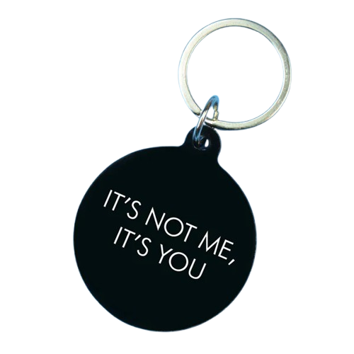 Its Not Me Its You Keytag