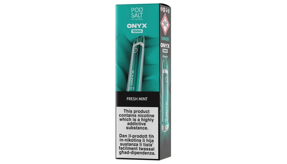 Pod Salt Onyx Fresh Mint Vape 1000 Puffs