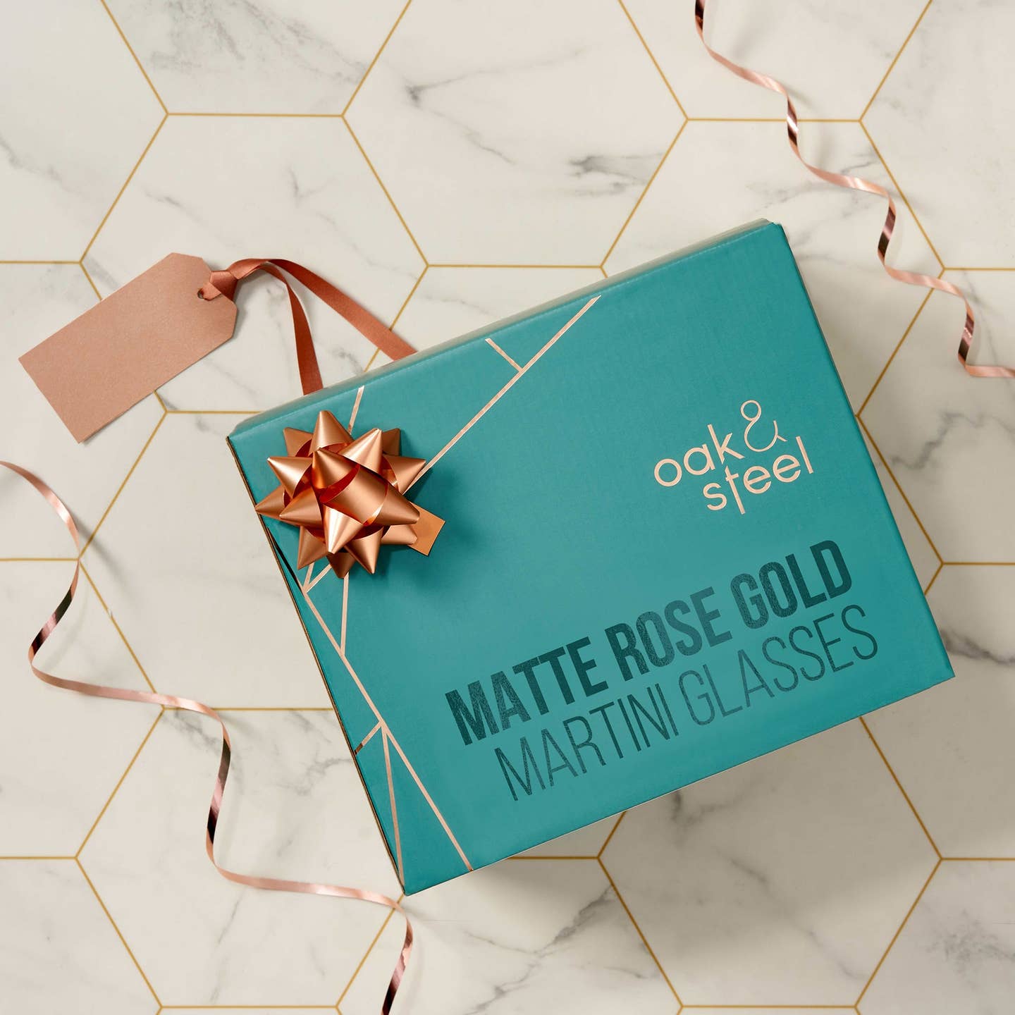 x4 Matte Gold Wine Glasses