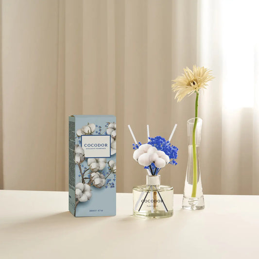 Cocodor Signature Reed Diffuser 200ml - Pure Cotton Scent