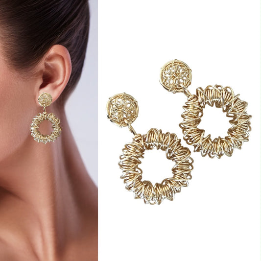 Handmade Lightweight Crystal Statement Earrings