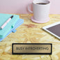 Busy introverting Desk Plate Sign: Medium