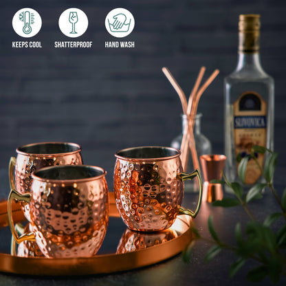 4 Moscow Mule Cocktail Mugs