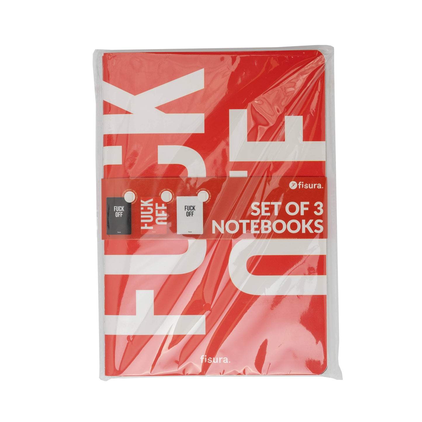 A5 Notebook "Fuck Off" (pack of 3)