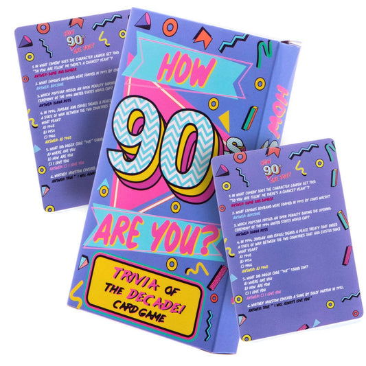 How 90's Are You? 1990s Trivia Cards