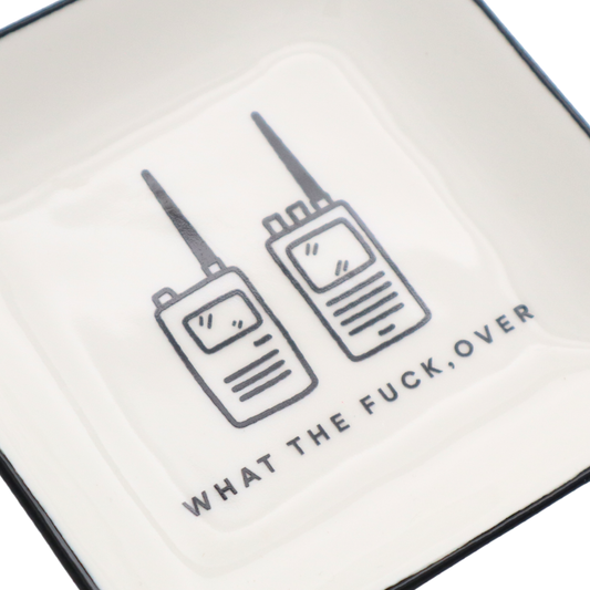Square Trinket Tray What The Fuck Over