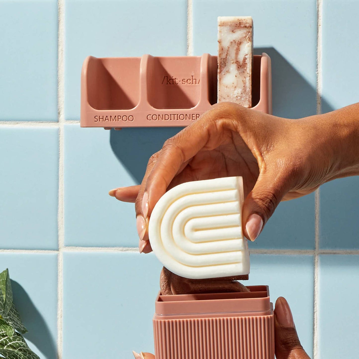 Rose Self Draining Soap Dish