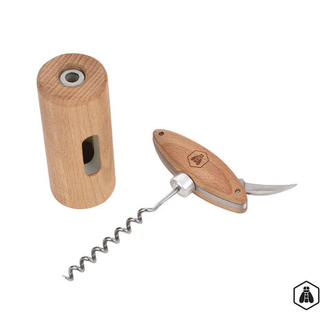Laguiole Wooden Corkscrew With Rotating Handle