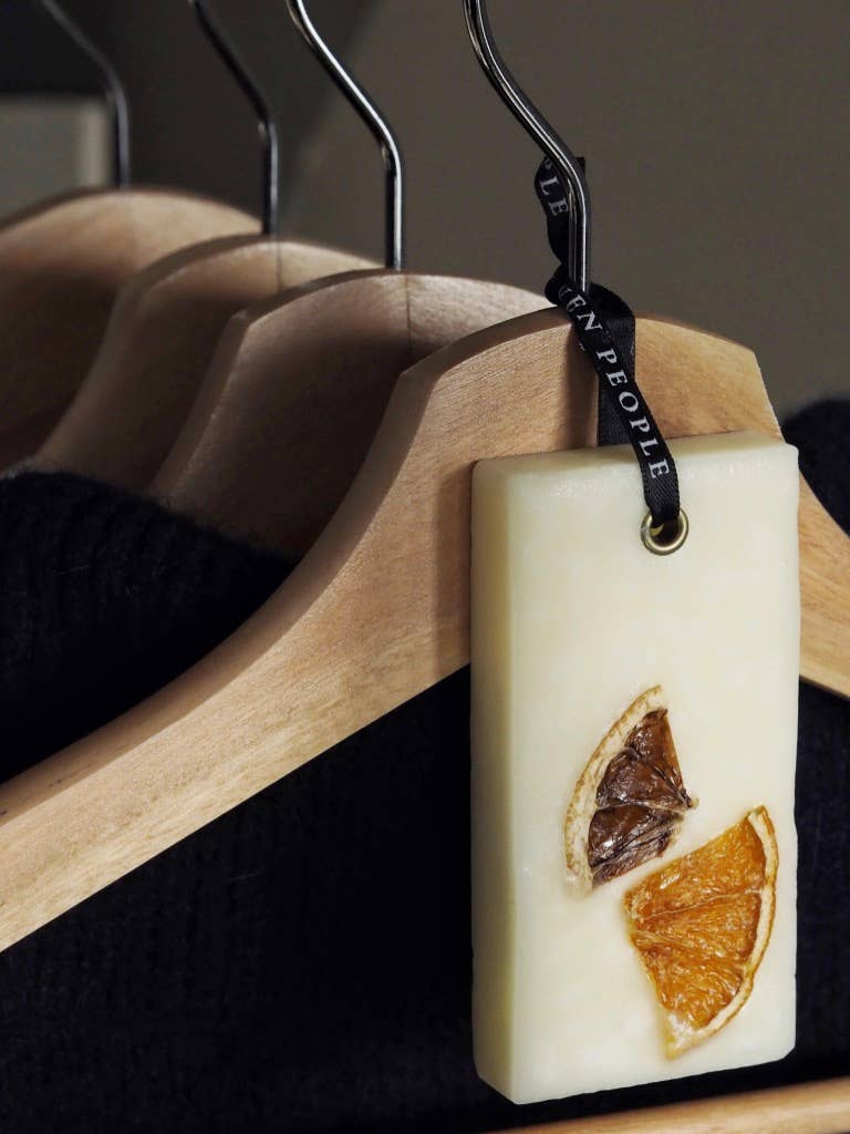 10 Bergamot, Mandarine and Basil Closet Wax Bar Freshener: Pack