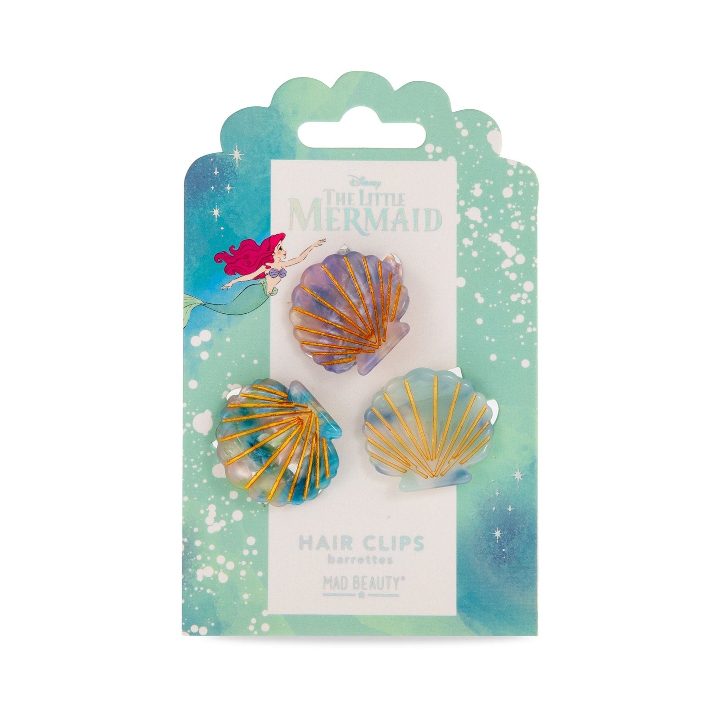 The Little Mermaid Hair Clips