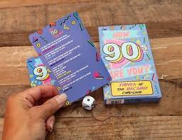 How 90 Are You Trivia Game