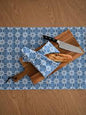 Maduma Table Runner Blue Car