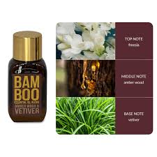 Bamboo Essential oil Amber wood and Vetiver 10ml