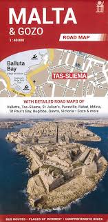 Malta & Gozo Tourist Map