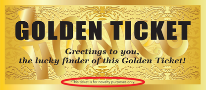 WONKA Bar with Golden Ticket (NonMetallic)