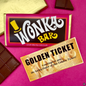 WONKA Bar with Golden Ticket (NonMetallic)