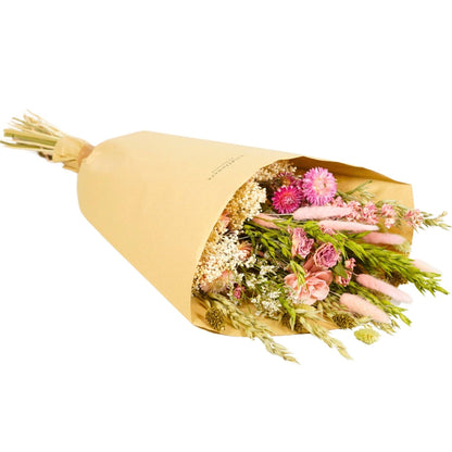 Dried Flowers Bouquet Pink Elegance Small