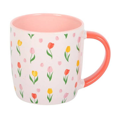 Spring Tulip Print Mug