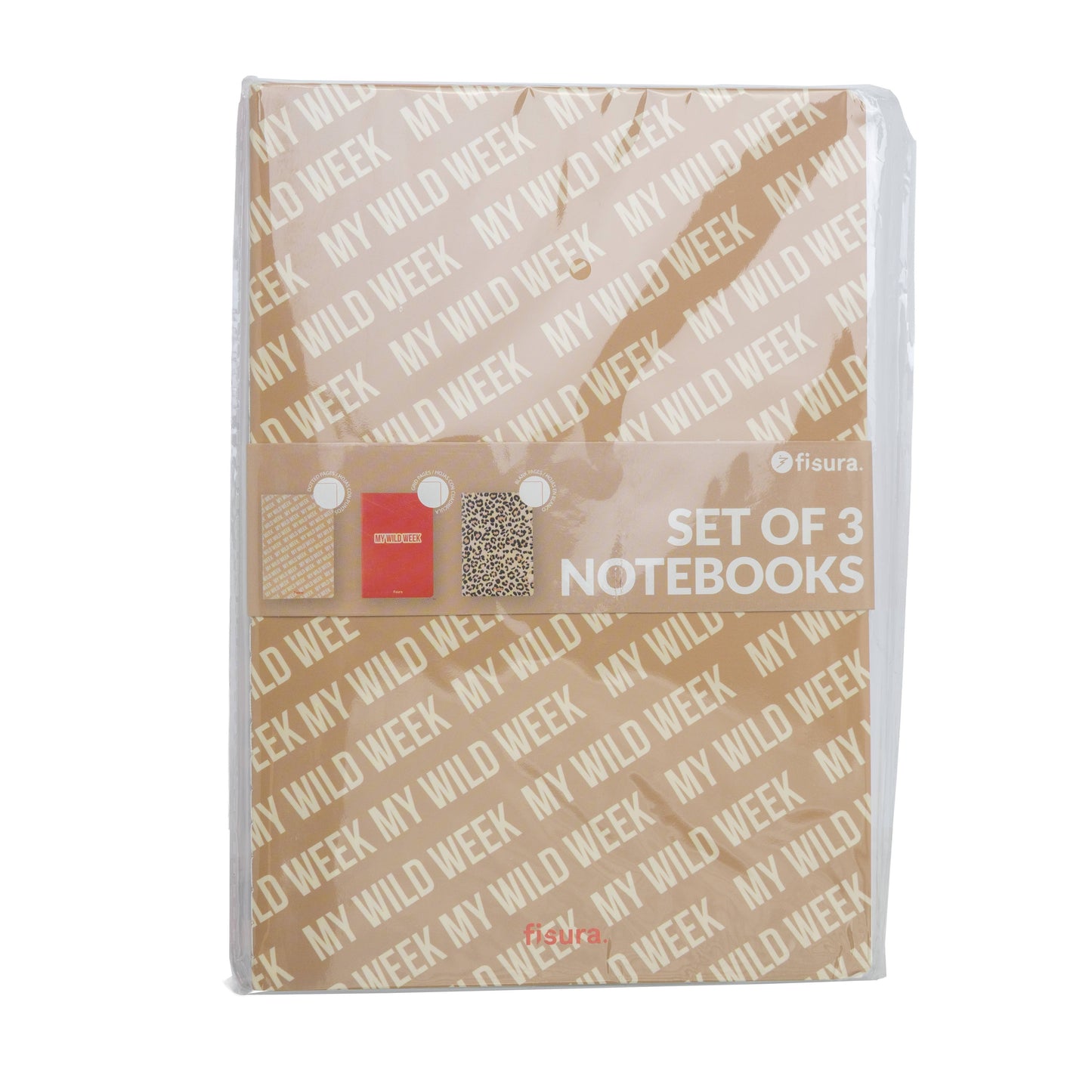 A5 Notebook "My Wild Week" (pack of 3)