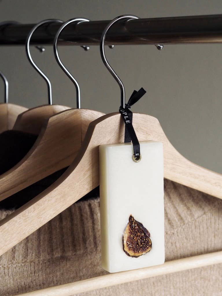 09 Green Foliage Fig and Amber Closet Wax Bar Freshener: Pack of 5 small