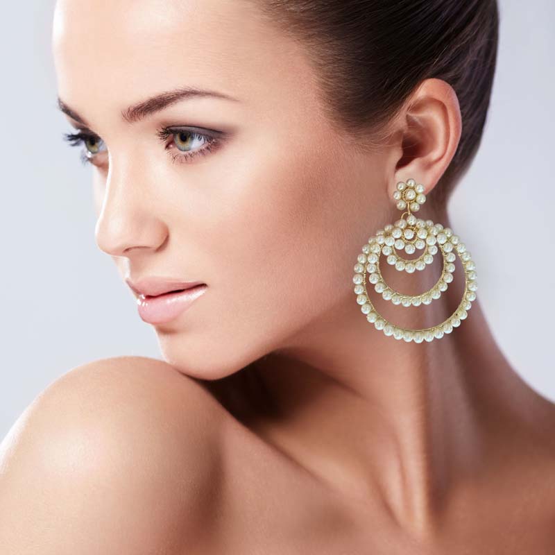 Handmade Pearl Earrings (GG08)
