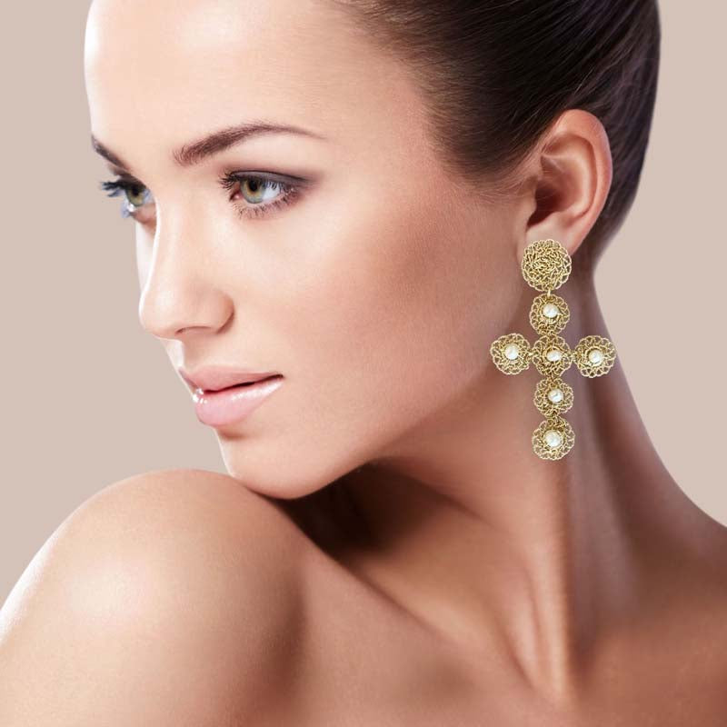 Handmade Pearl Earrings (GG09)