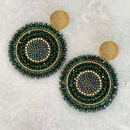 Gunmetal  Grey handmade Metal  Earrings (GG02 )