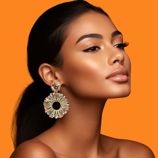 Handmade Crystal Earrings (GG01)