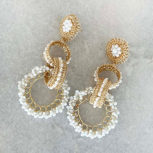 Handmade Crystal Earrings (ZZ09)