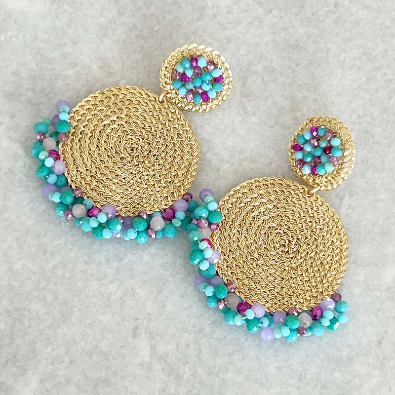 Handmade Crystal Earrings (GG12)