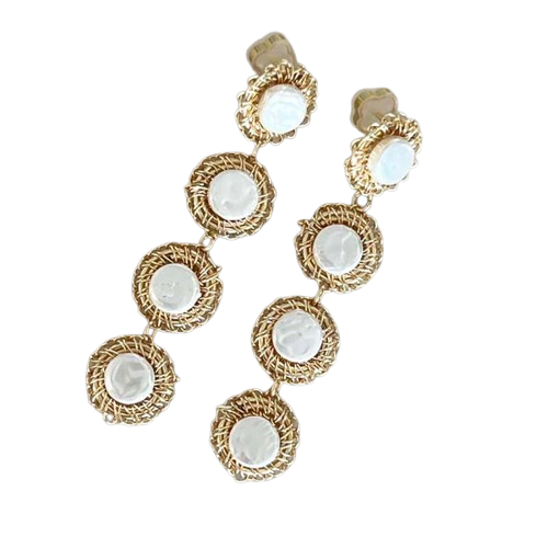 Handmade Pearl Earrings (GG15)