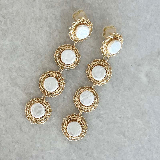 Handmade Pearl Earrings (GG15)