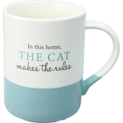 In This Home The Cat Makes The Rules -Mug