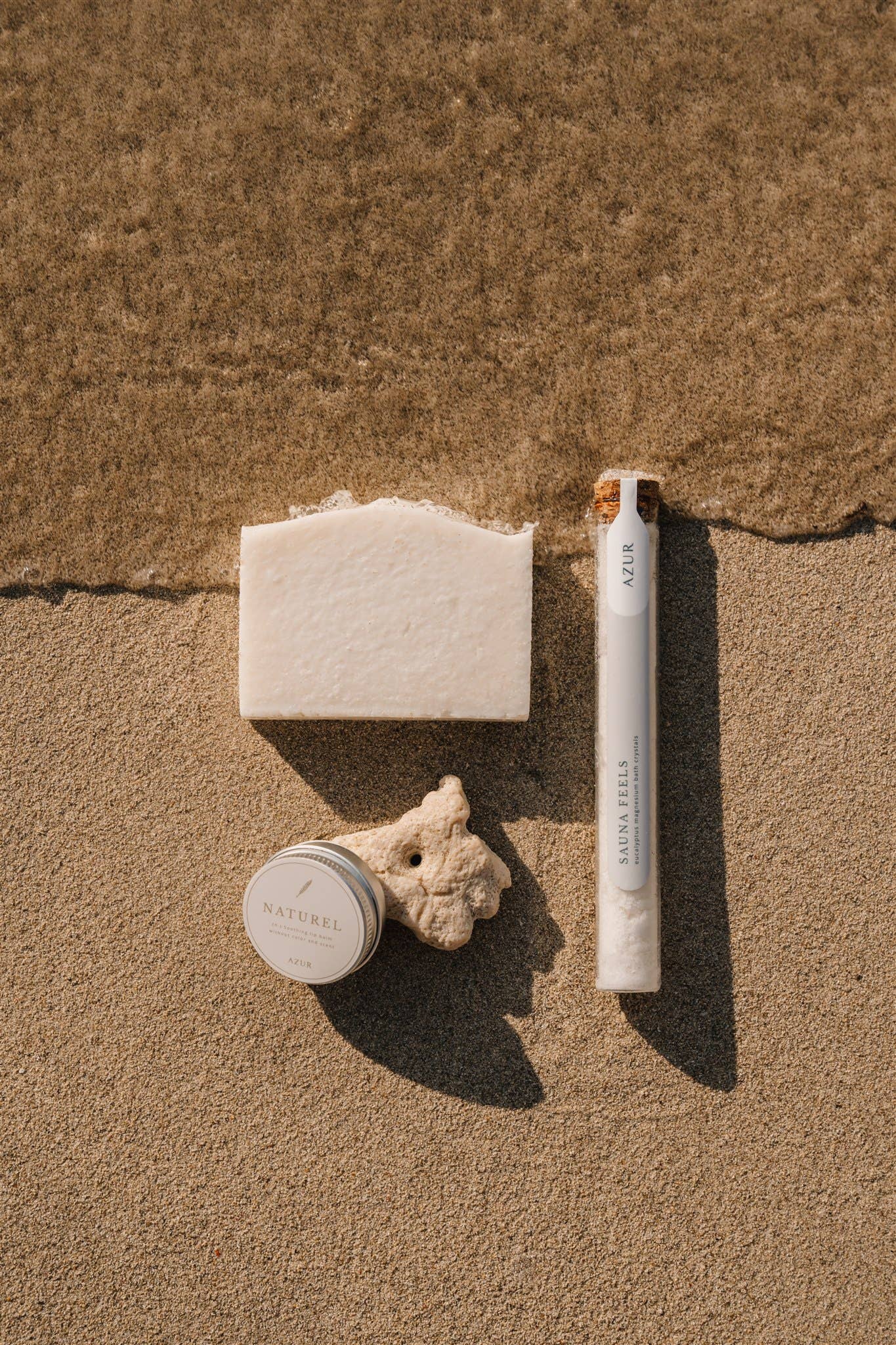 SAUNA FEELS | body scrub bar | natural salt soap