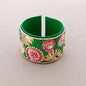 Adjustable Ethnic Beaded Bracelet- Green
