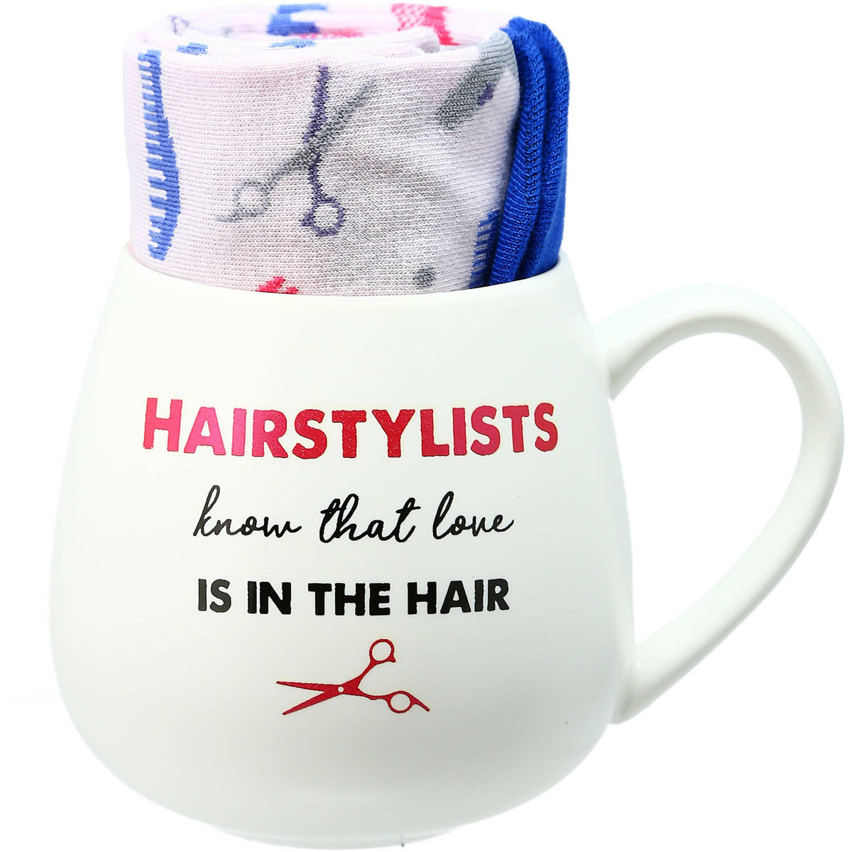 Hairstylist Know That Love Is In The Air -Mug and Sock Set